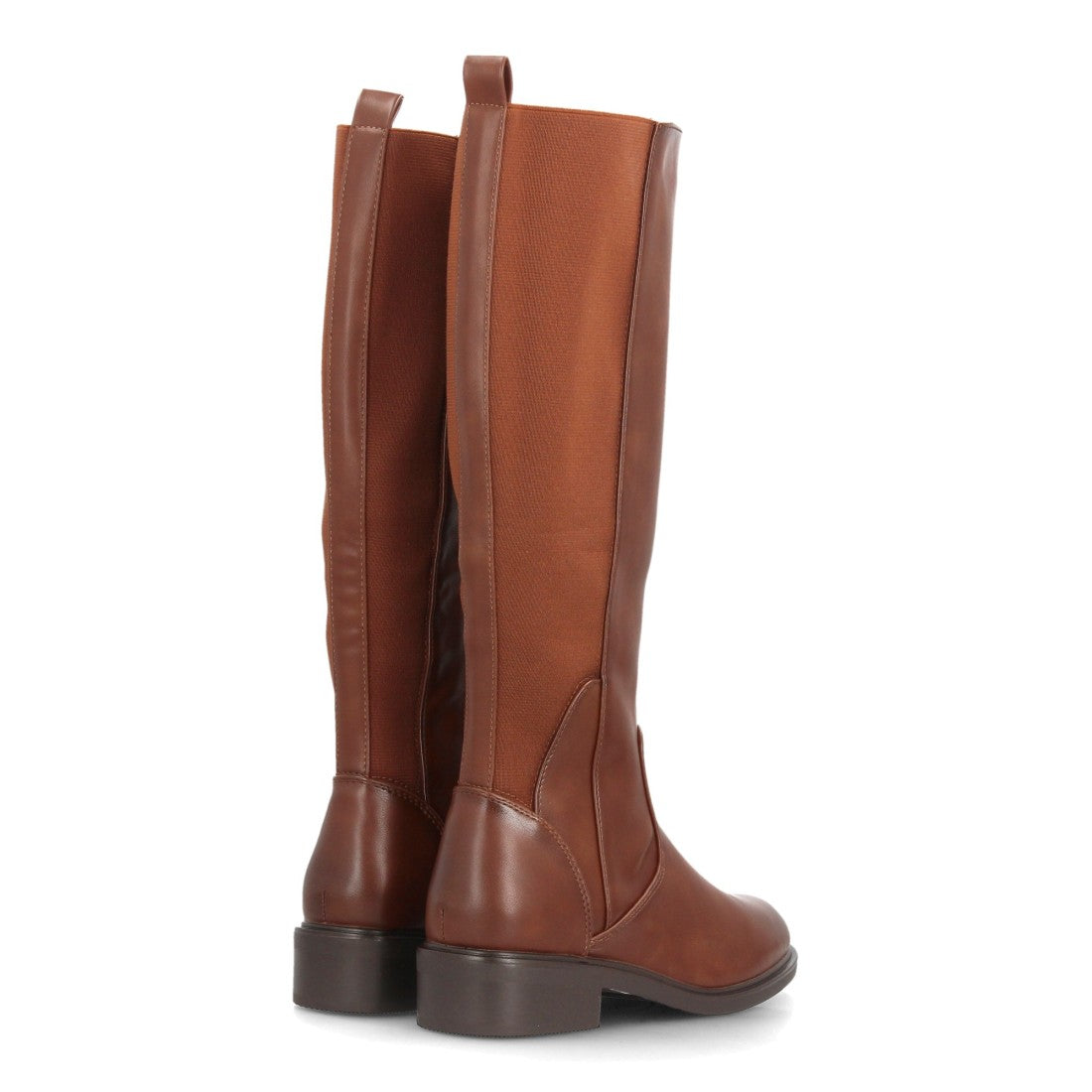 Botas altas para mujer con diseño clásico 2608-Camel