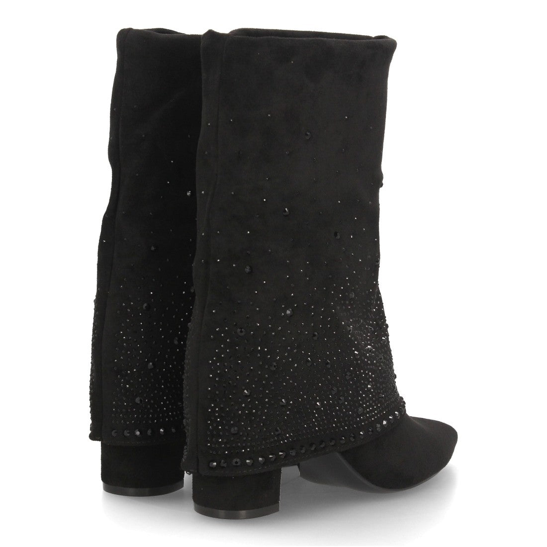 Botas con tacón para mujer OSS-001-Negro
