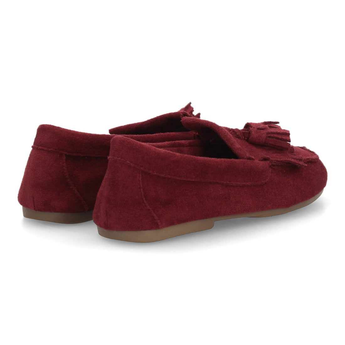Mocasines para mujer de estilo clásico GG-5760-Burdeos