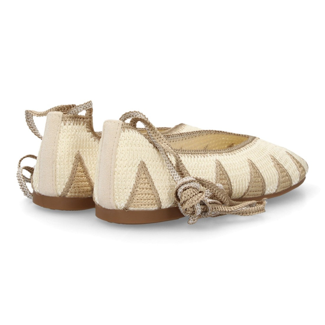 Bailarinas planas para mujer MT-157-Beige