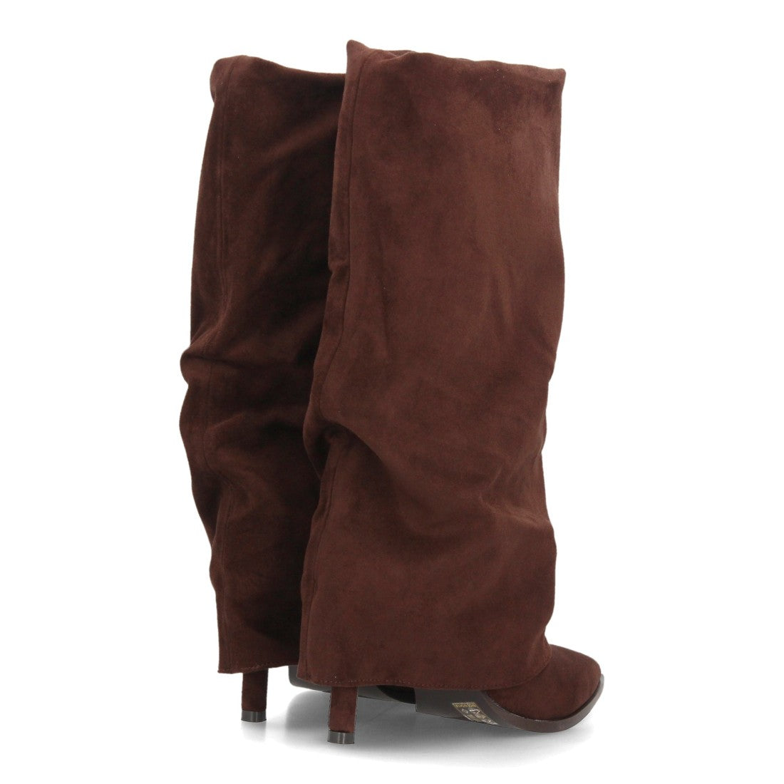 Botas con tacón fino para mujer 69051-Cafe
