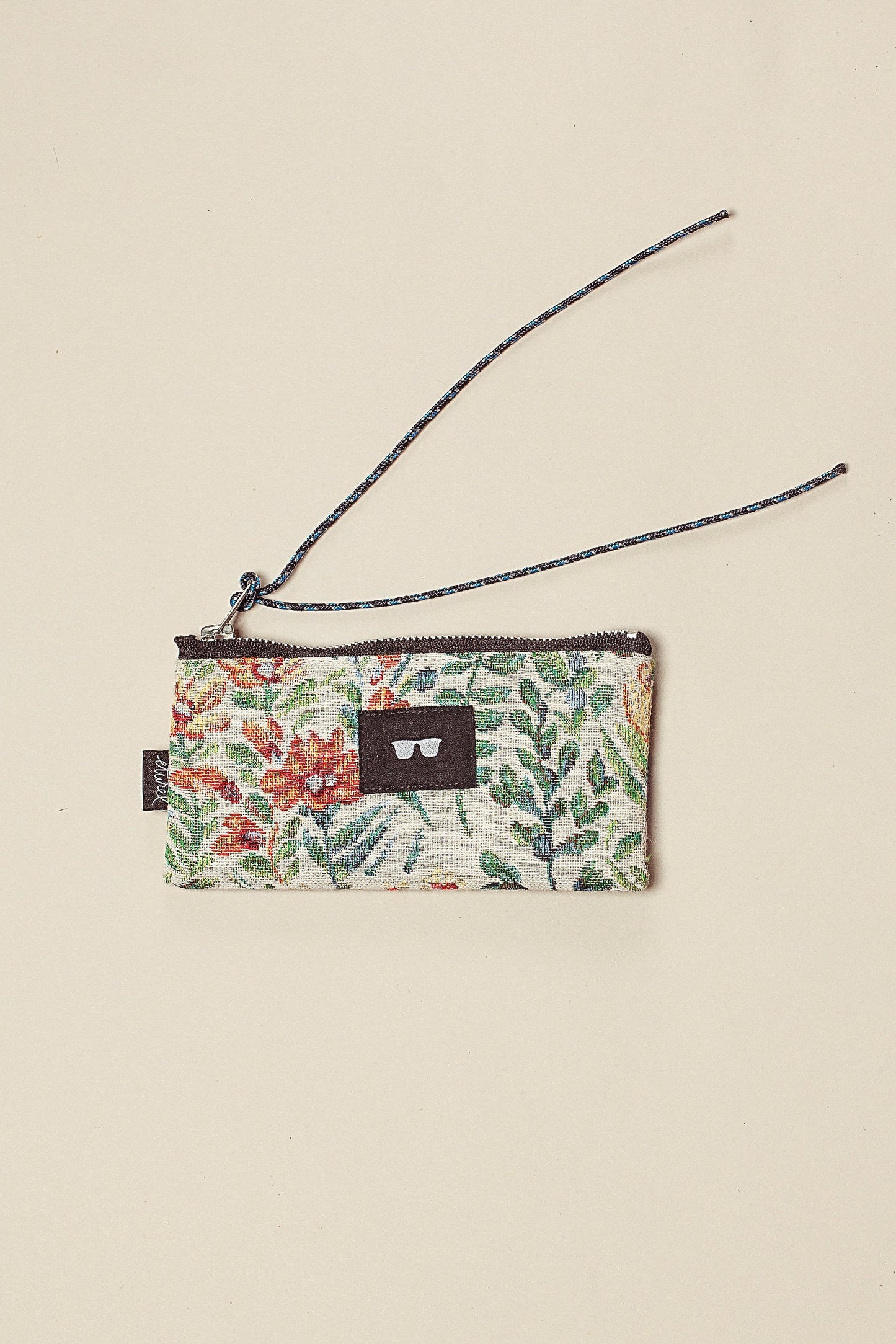 Funda de gafas tejido jacquard flores azaleas