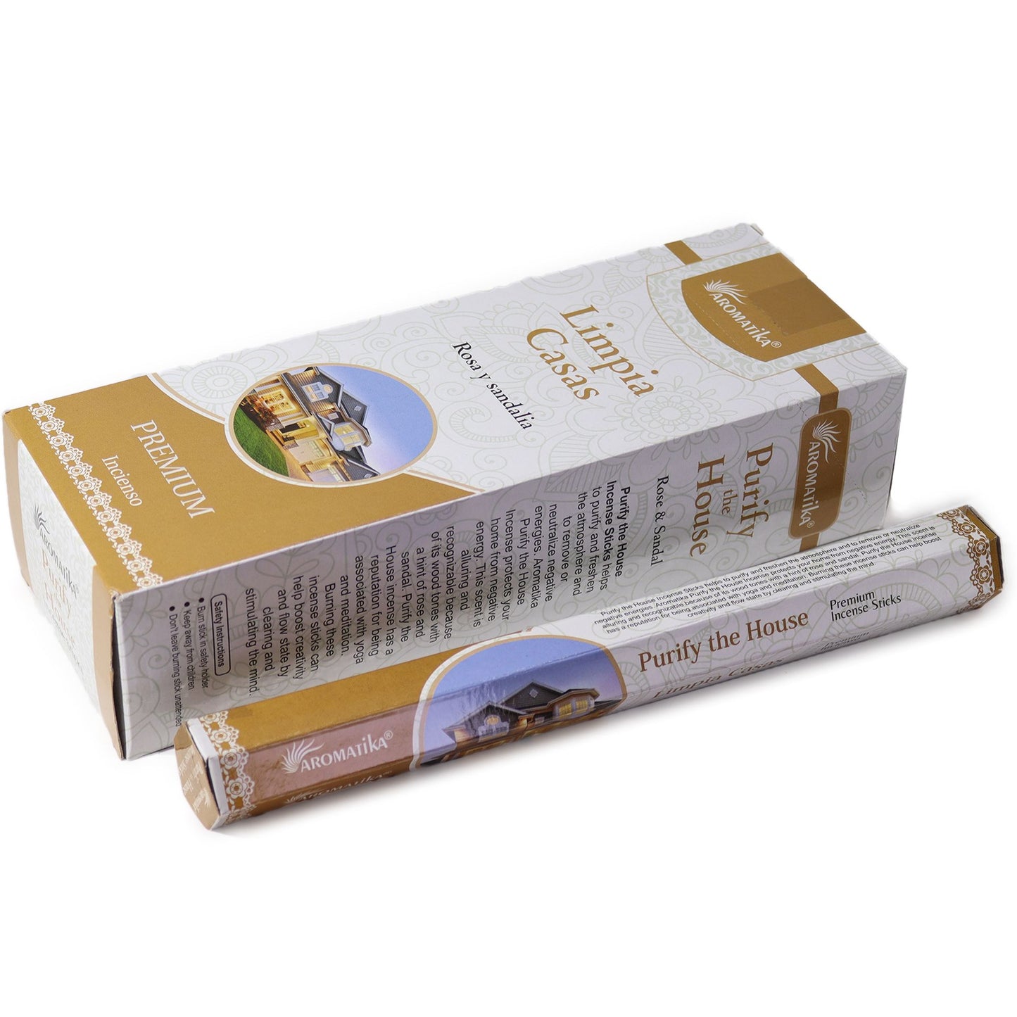 Incienso Hexagonal sin carbón Aromatika - Purifica tu hogar