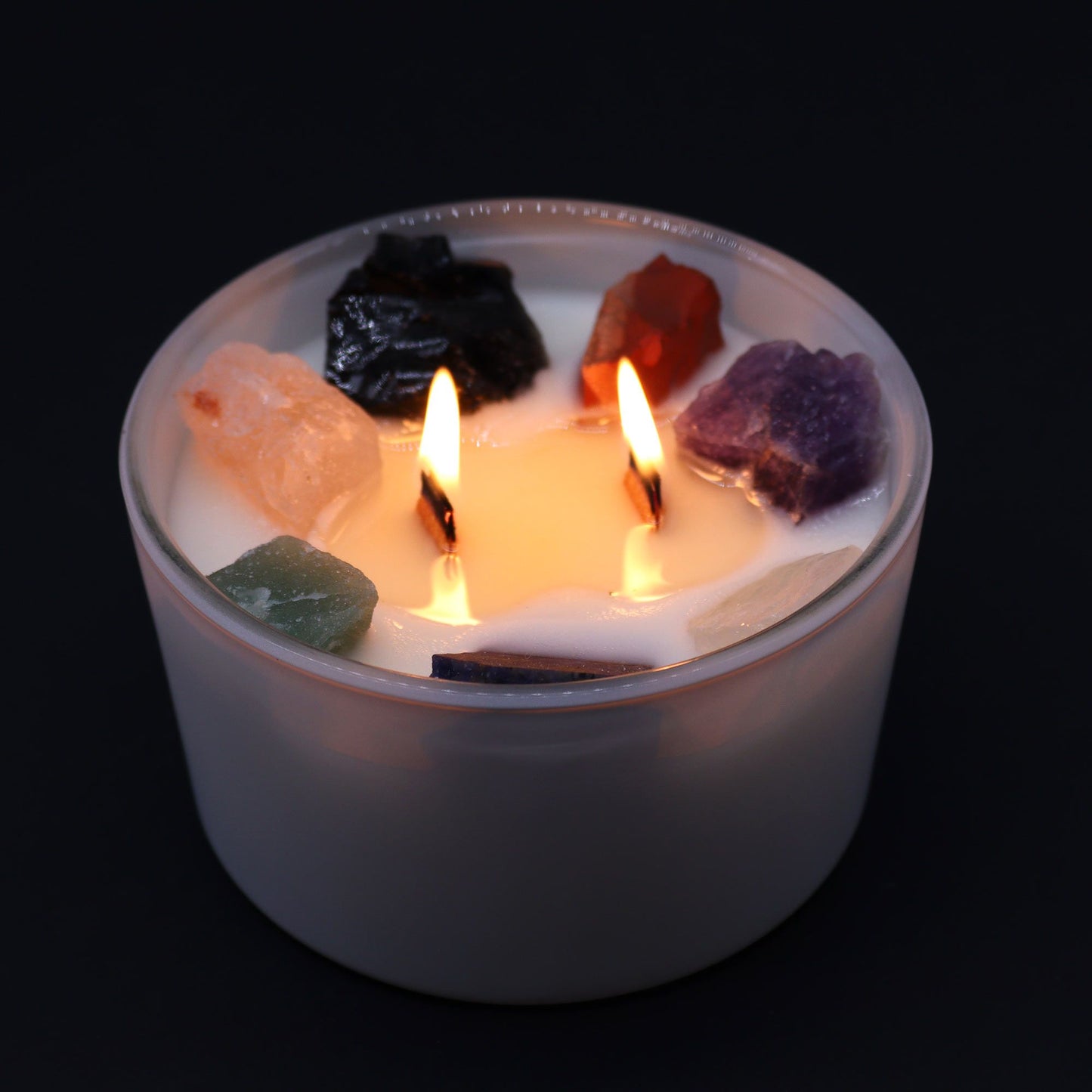 Espelmes de Cristall de Chakra - Set xacres