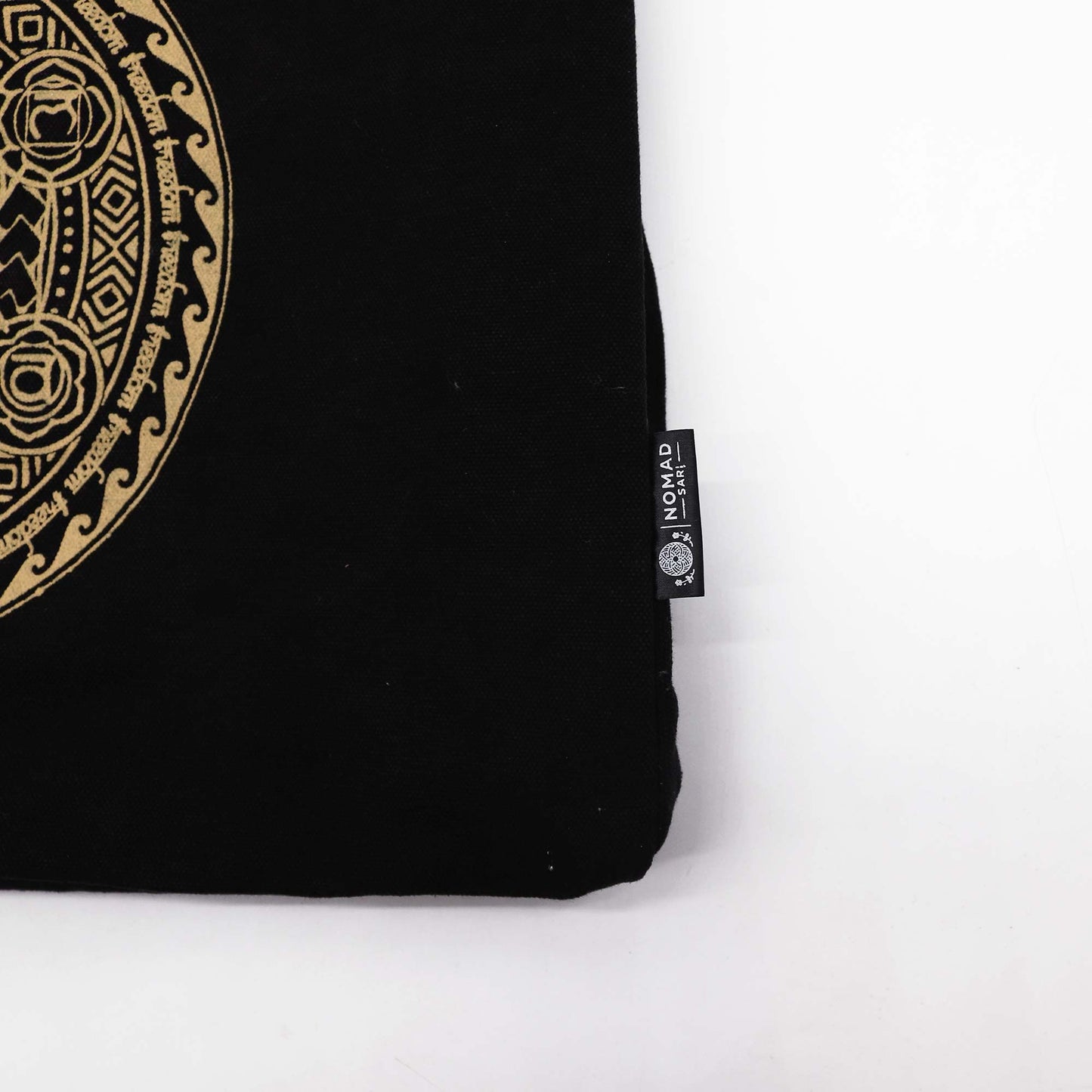 Bossa tote extragran de xocolata rentada a la pedra 14 oz - Chakra de la llibertat
