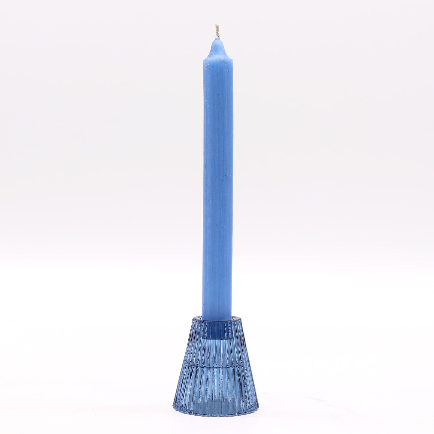 Portaespelmes reversible per a sopar / espelma de te - Blau reial