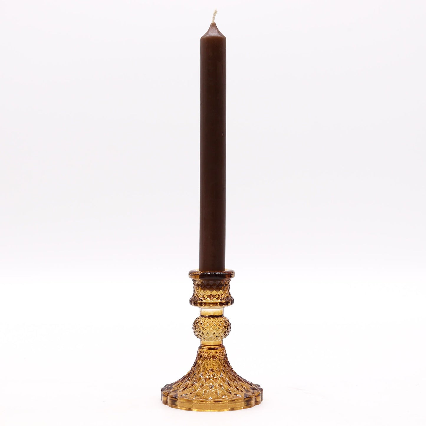 Candelabres vintage per a sopar - Ambre antic
