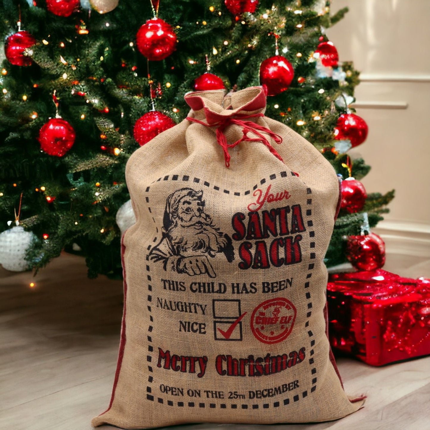 Sacs de jute Santa - Aquest nen ha estat... bo!