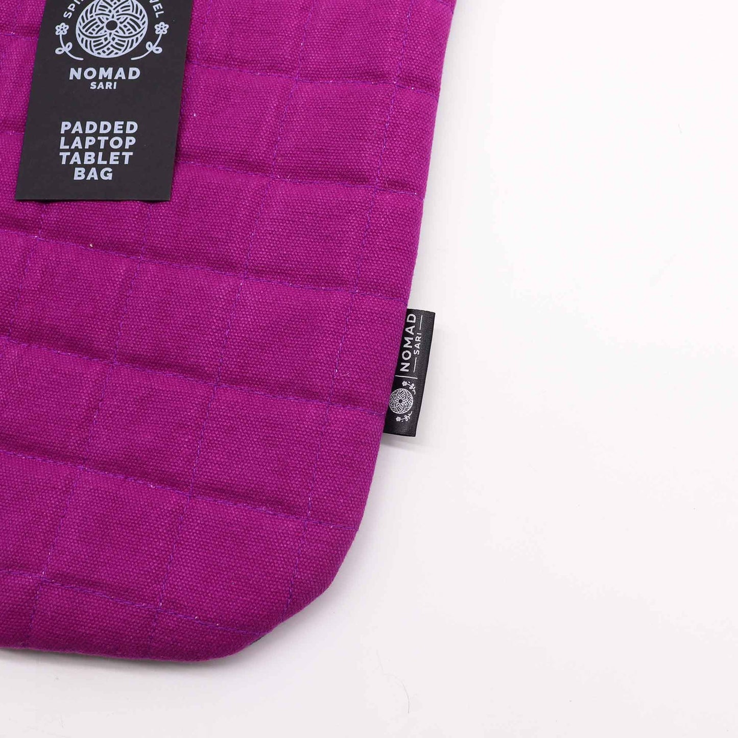 Funda encoixinada per a portàtil - Púrpura Haze - Rentat a la pedra de 14 oz