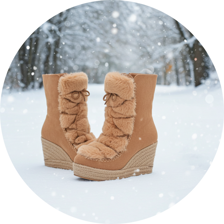 Botas cuña mujer