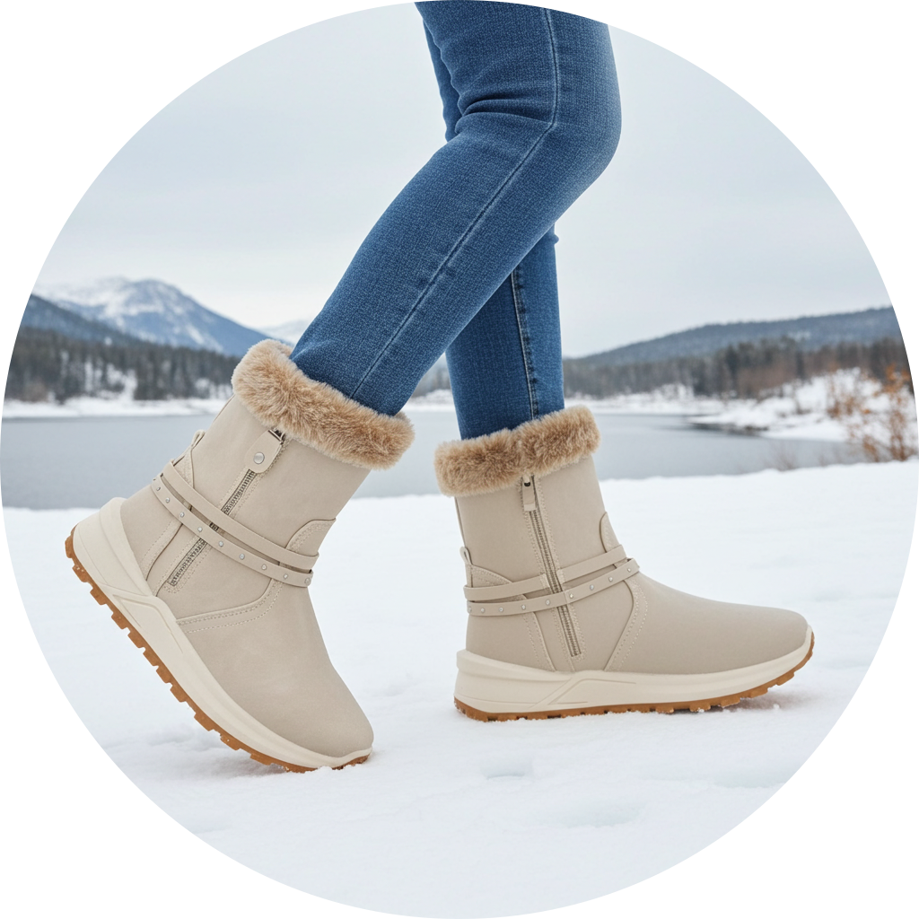 Botines planos mujer