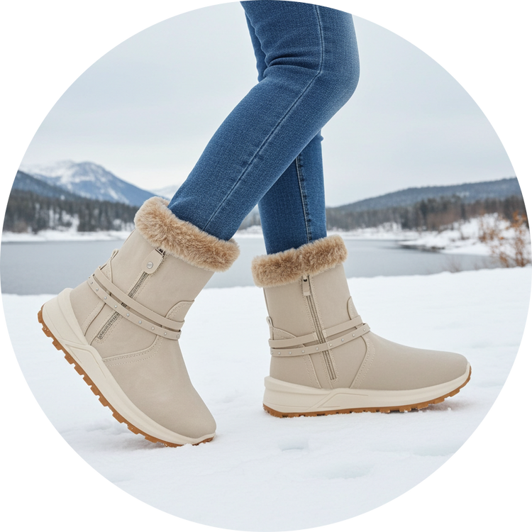 Botines planos mujer