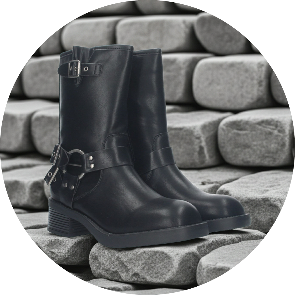 Botas moteras mujer