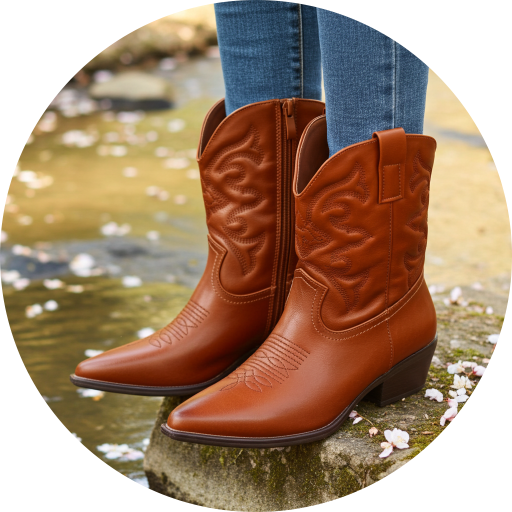 Botines cowboy mujer
