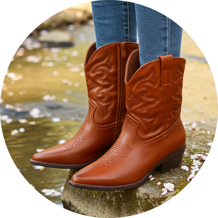 Botines cowboy mujer