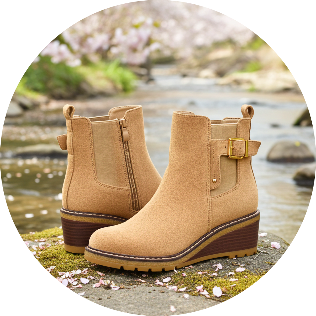 Botines cuña mujer