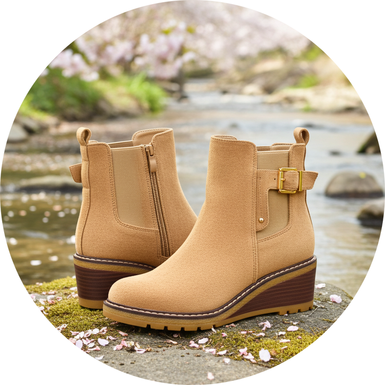 Botines cuña mujer