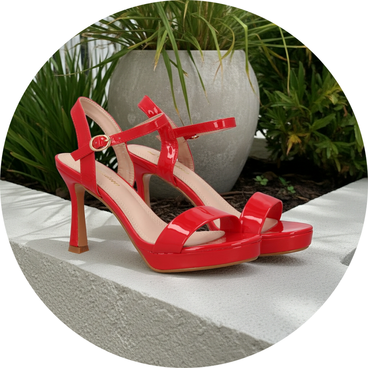 Sandalias tacón mujer
