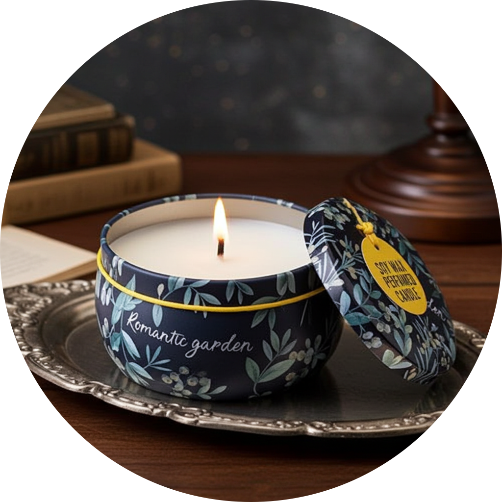Velas artísticas de Hojalata