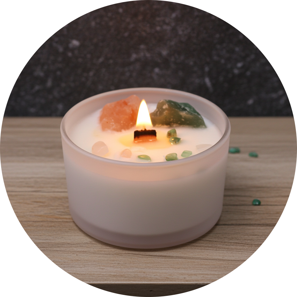 Velas de cristal de Chakra