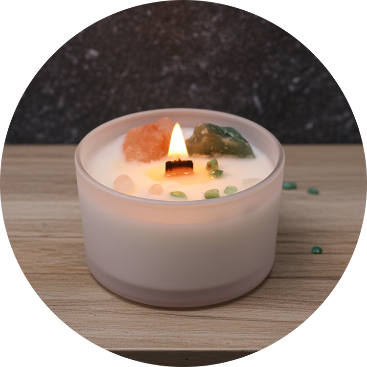 Velas de cristal de Chakra