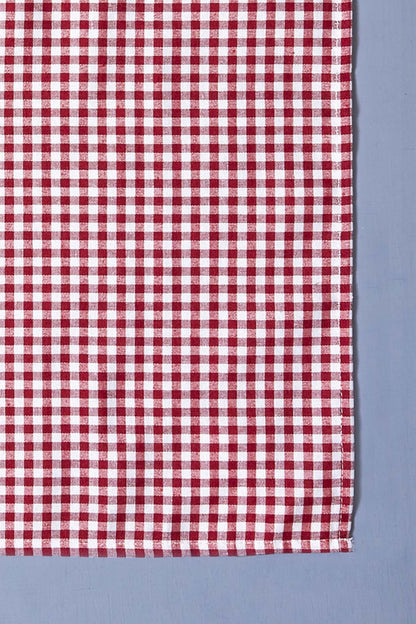 Servilleta vichy rojo (pack de 2)