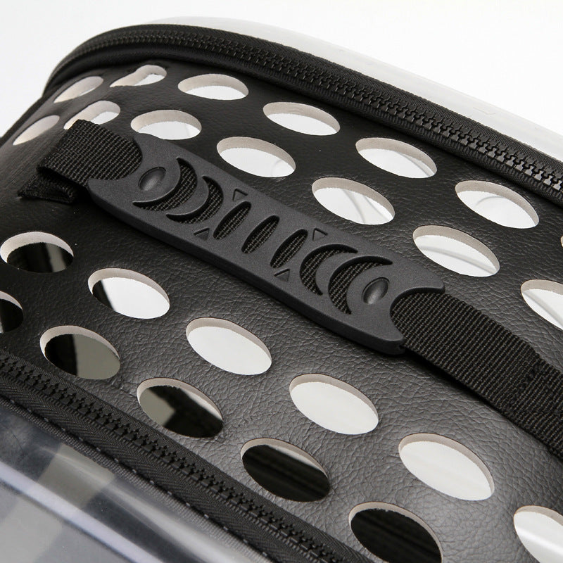 Bolso transparente plegable para mascotas