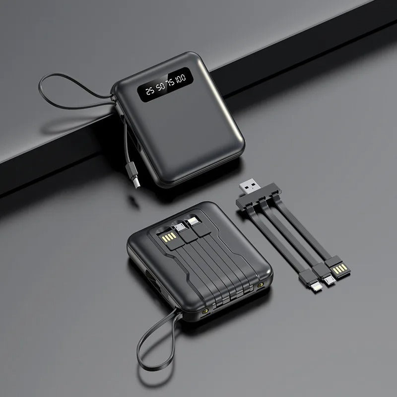 Power Bank 10000 mAh amb Cables Integrats