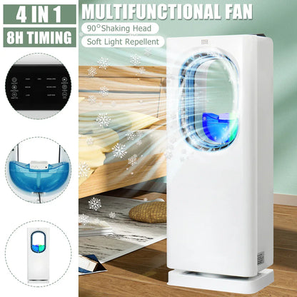 Ventilador Multifuncional d'Aire Condicionat i Purificació Domèstica - Humidificació i Control de Mosquits