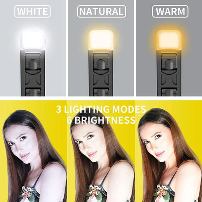 Pal de selfi sense fil amb trípode, llum LED i comandament Bluetooth – Professional, compacte i plegable