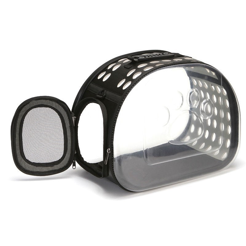 Bolso transparente plegable para mascotas