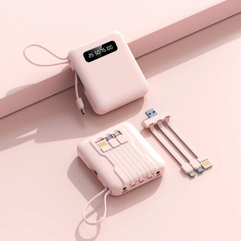 Power Bank 10000 mAh amb Cables Integrats