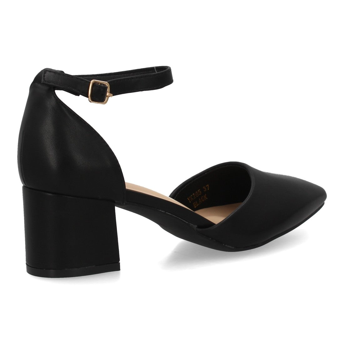 Zapatos de tacón medio para mujer YK265-Negro