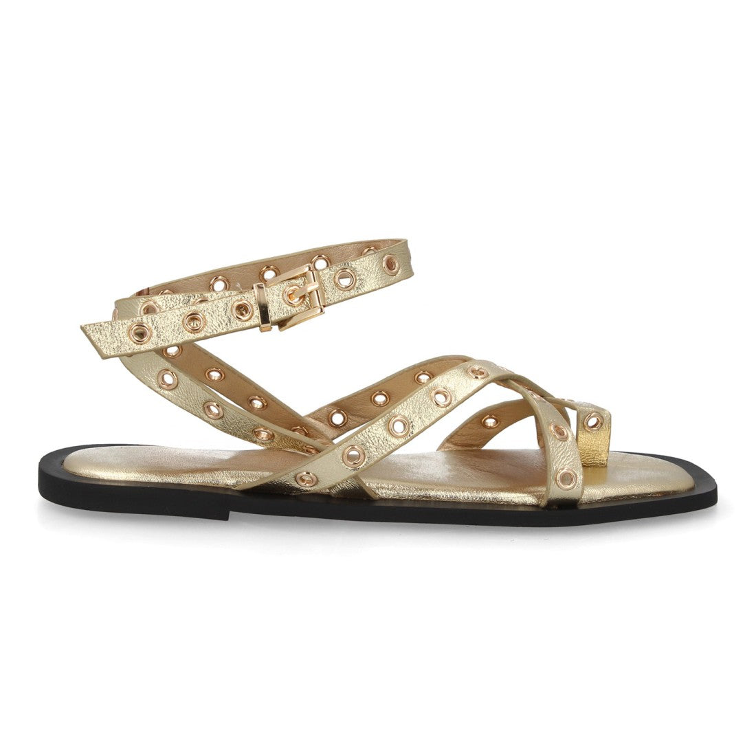 Sandalias planas para mujer YZ25-78-Oro