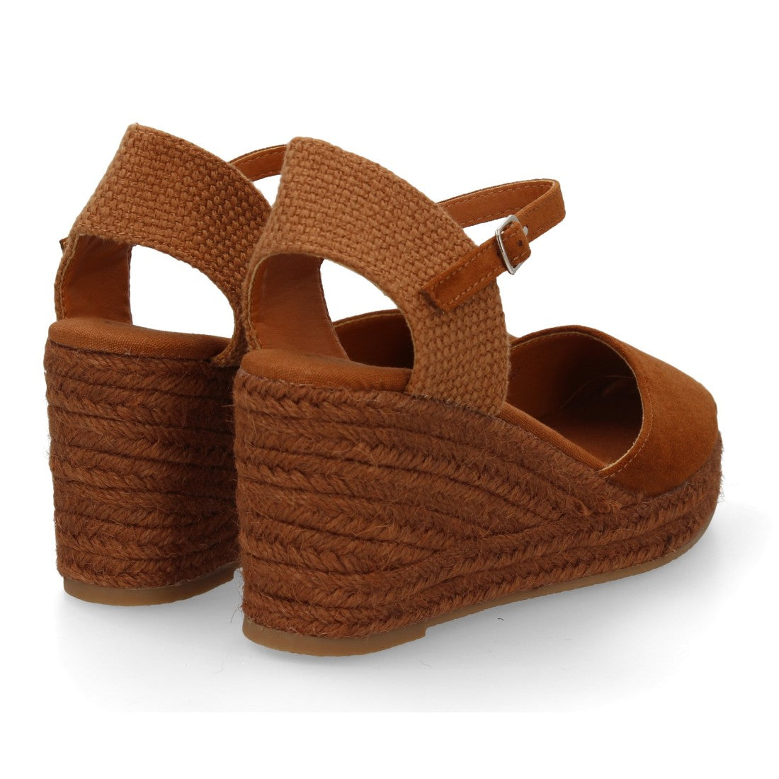 Sandalias de cuña para mujer CF-3036-Camel