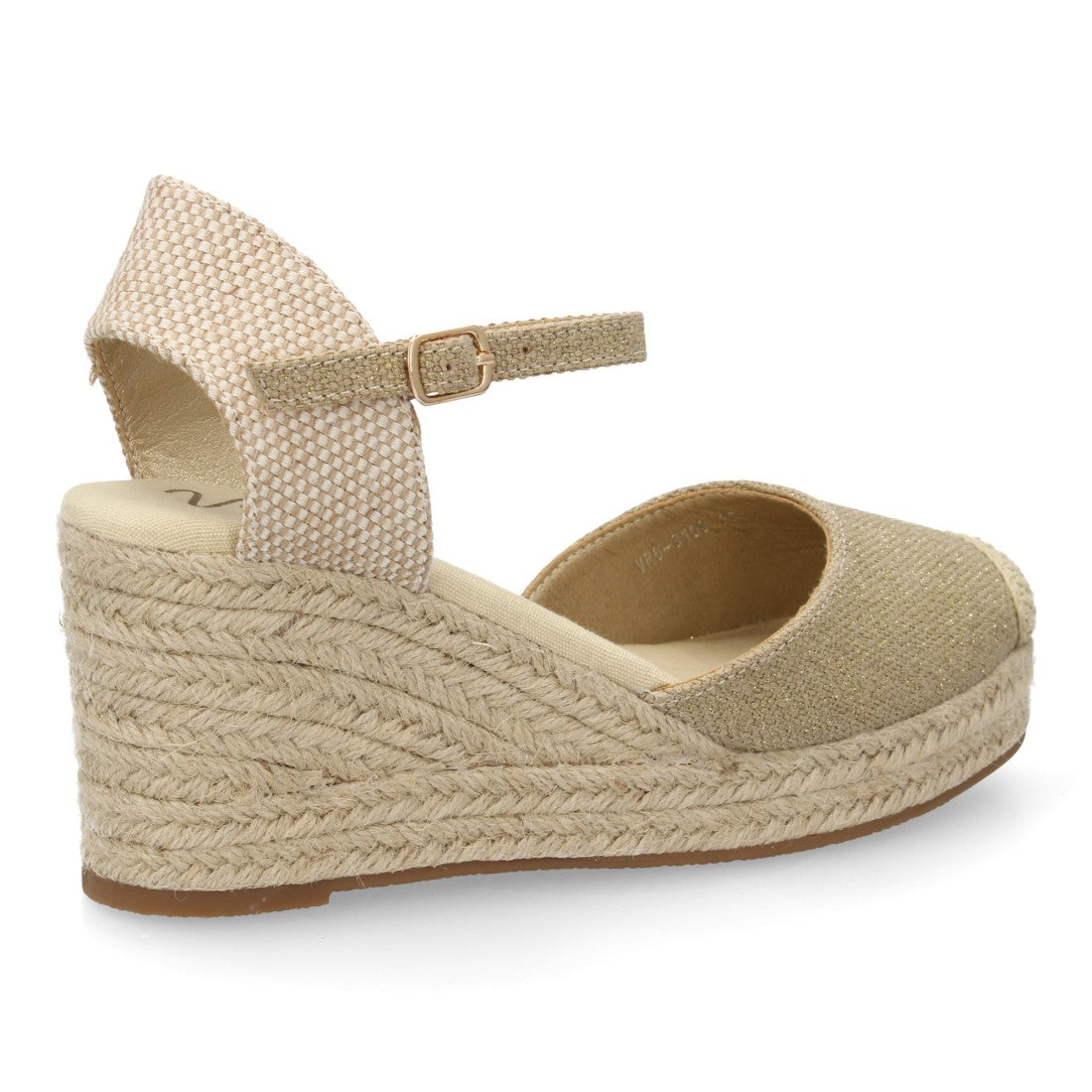 Sandalias de cuña para mujer CF-3036-Oro