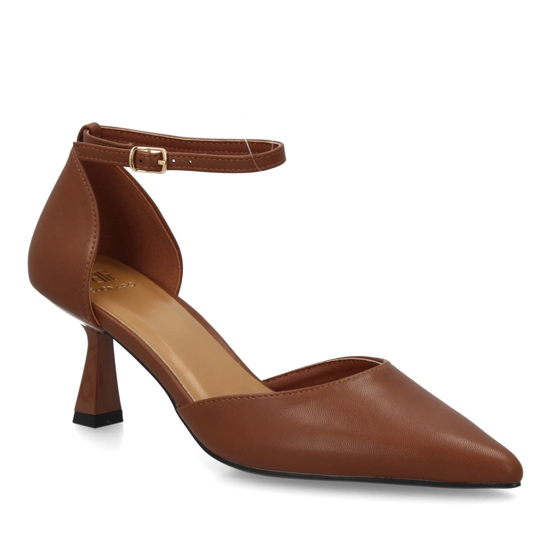 Stiletto para mujer con tacón fino B-3369-Camel