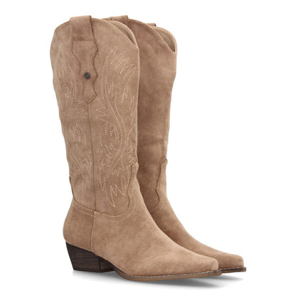 Botas cowboy para mujer A-2442-Camel