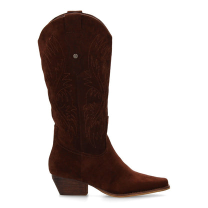 Botas cowboy para mujer A-2442-Cafe