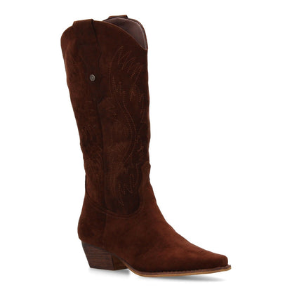 Botas cowboy para mujer A-2442-Cafe