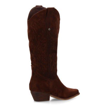 Botas cowboy para mujer A-2442-Cafe