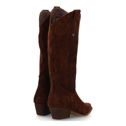 Botas cowboy para mujer A-2442-Cafe