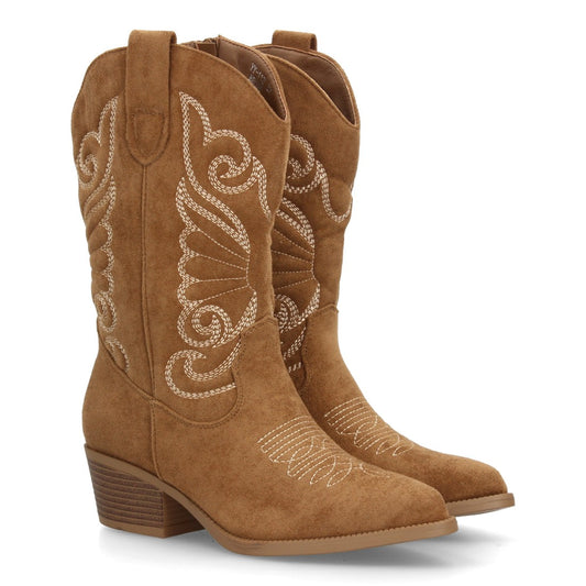 Botas cowboy para mujer YY-112-Marron