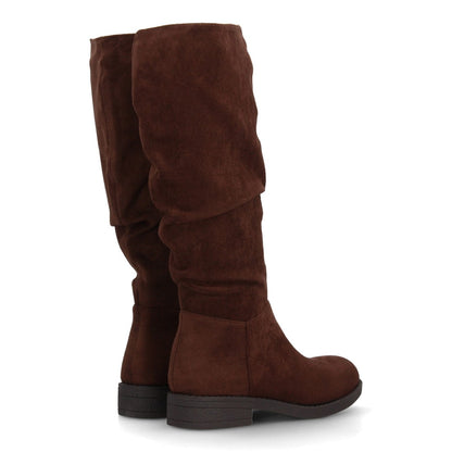 Botas planas para mujer YY-52-Cafe