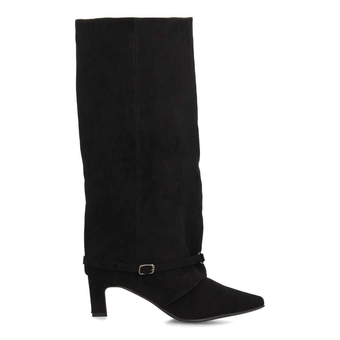 Bota con tacón de mujer AW-6157-Negro