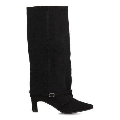 Bota con tacón de mujer AW-6157-Negro
