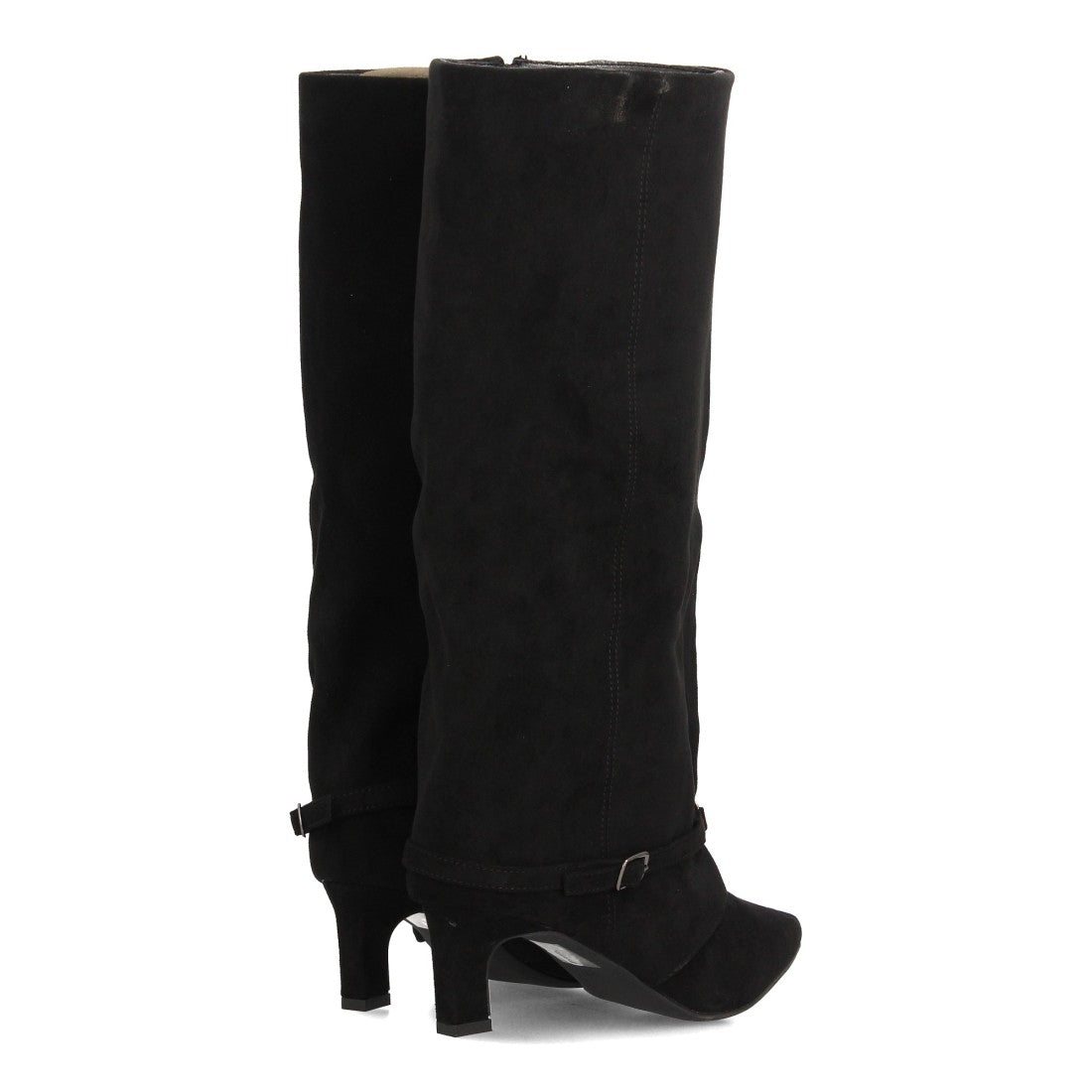 Bota con tacón de mujer AW-6157-Negro