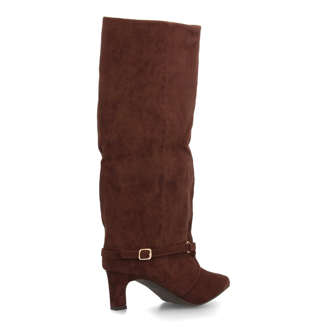 Bota con tacón de mujer AW-6157-Cafe