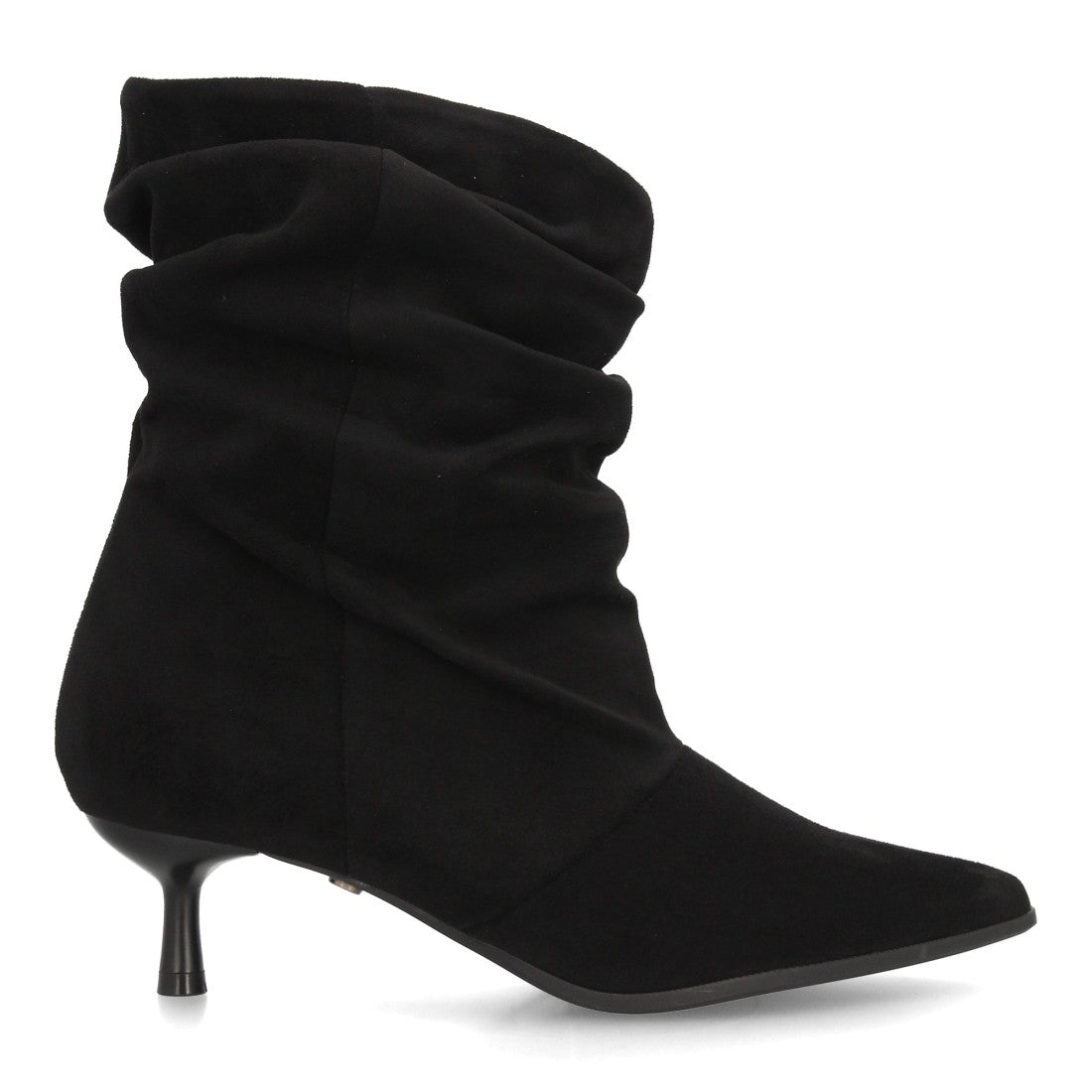 Botines de tacón fino para mujer A-6018-Negro