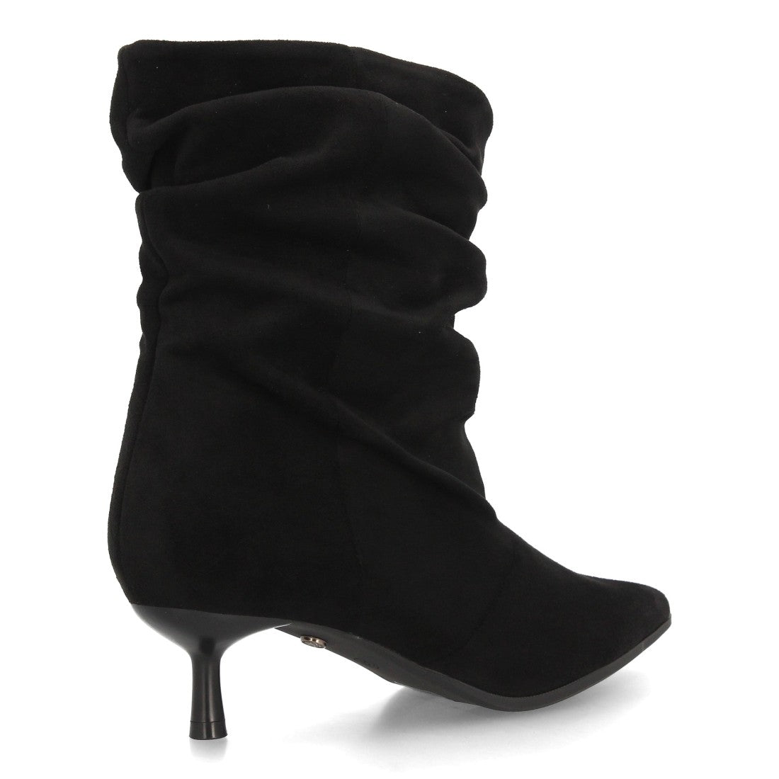 Botines de tacón fino para mujer A-6018-Negro